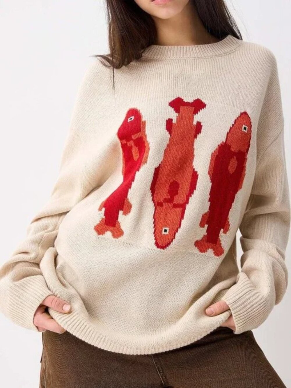 Pretty Garbage Sardine jacquard sweater - Picture 3 of 3